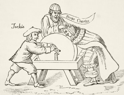 King Charles I on the Grindstone of Scottish Presbyterian Intolerance, from 